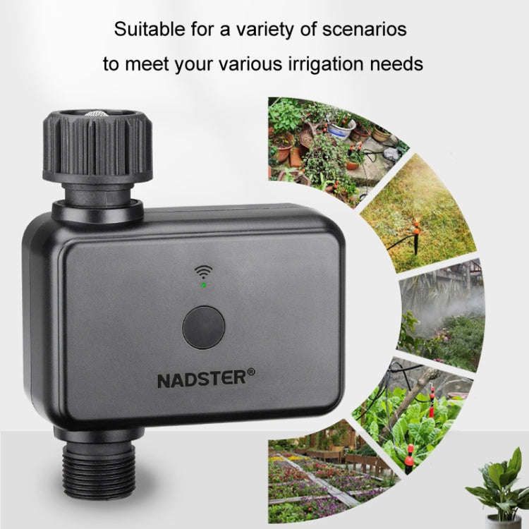 NADSTER US Plug Bluetooth WiFi Remote Automatic Timed Flower Watering Controller, Specification: ...