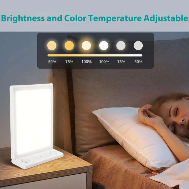 SAD White Noise Phototherapy Lamp Smart Emotional Night Light Music Decompression Therapy Light W...