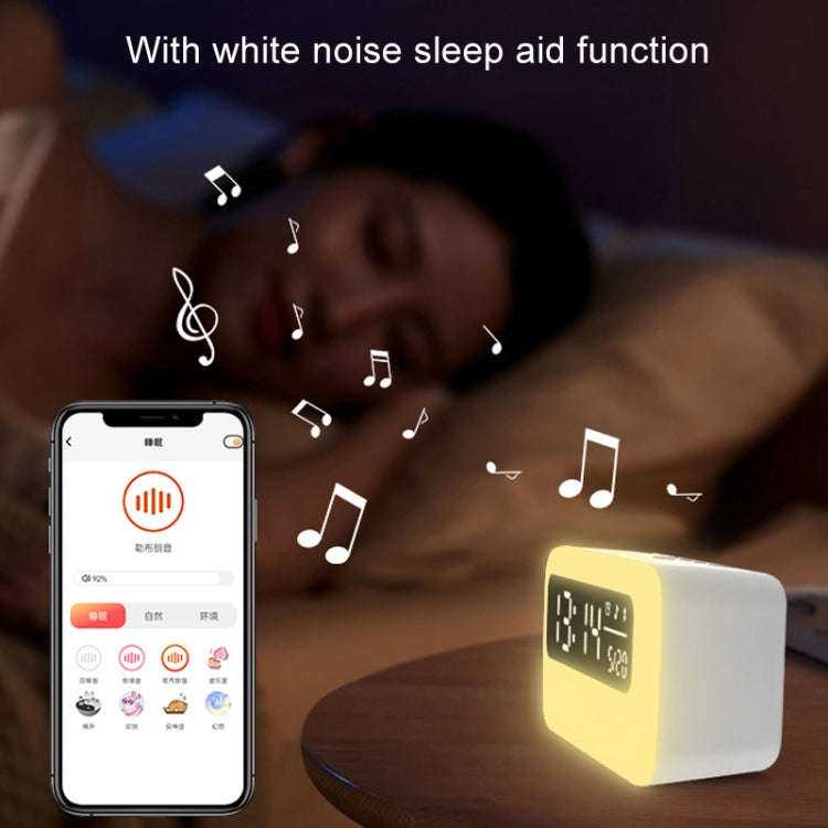 JSK-L30 Bluetooth Speaker Atmosphere Alarm Clock Regularly Wake Up APP Smart Home Charging Night ...