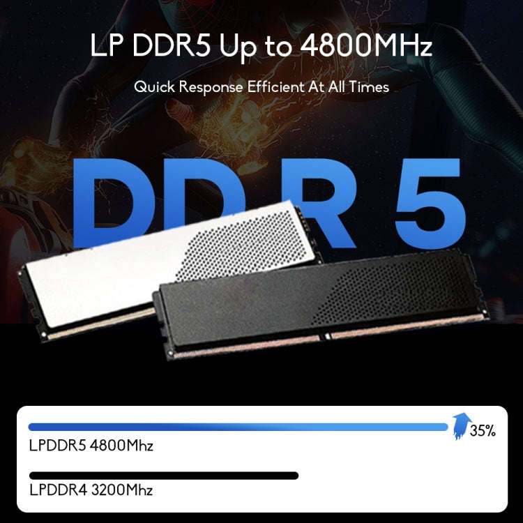 T9 Plus N100 DDR5 8G+256G UK Plug 12th Alder Lake Dual Gigabit LAN+3 HDMI 4K HD Pocket Mini PC