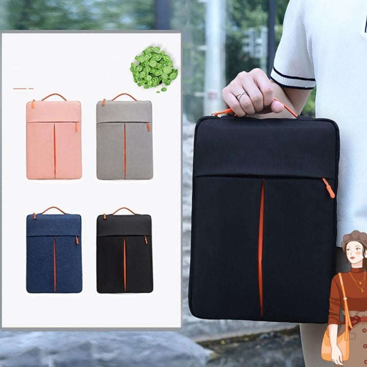 15-16 Inch Portable Laptop Sleeve Bag Travel Carry Case Cover(Blue)