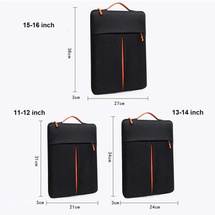 15-16 Inch Portable Laptop Sleeve Bag Travel Carry Case Cover(Blue)