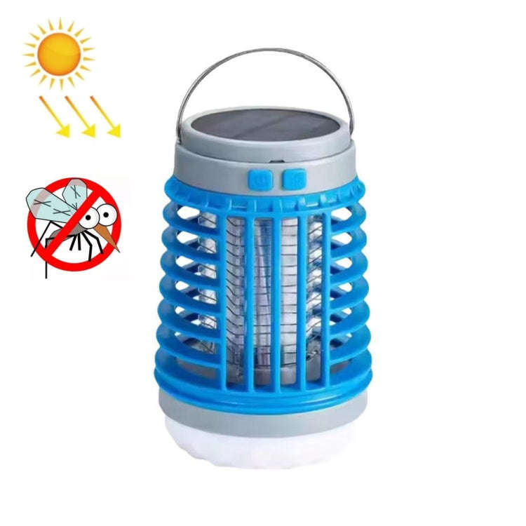 E-SMARTER W890-1 Solar LED Electric Shock Mosquito Light Outdoor USB Rechargeable Lighting Mosqui...