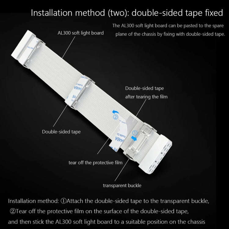 AOSOR AL300 Computer Glow Line ARGB Neon Cable Motherboard Chassis Light Strip Light Board Decora...