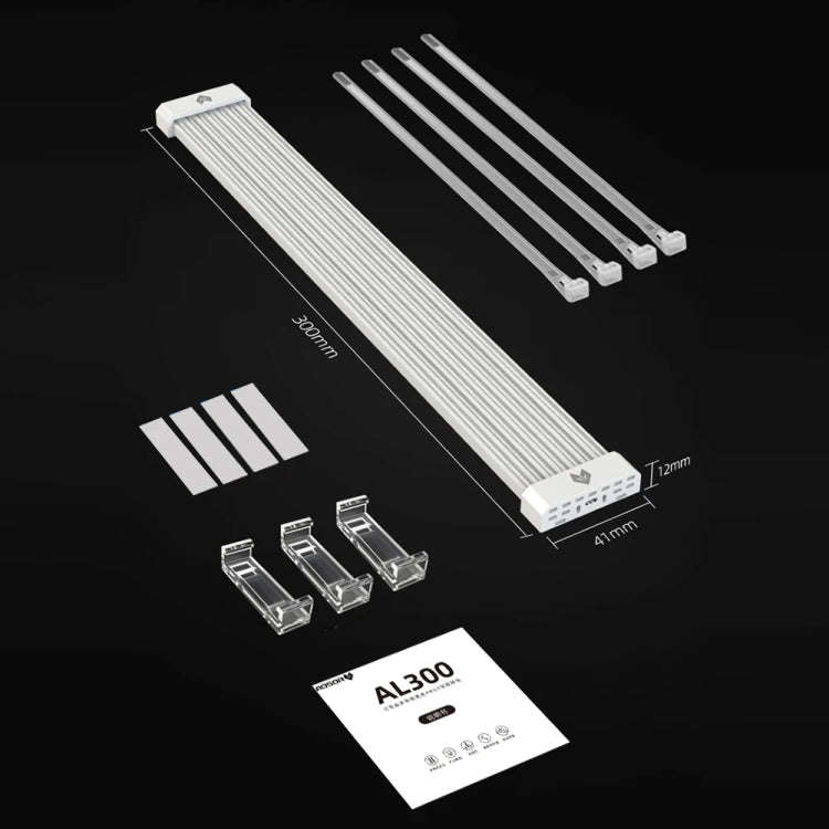 AOSOR AL300 Computer Glow Line ARGB Neon Cable Motherboard Chassis Light Strip Light Board Decora...