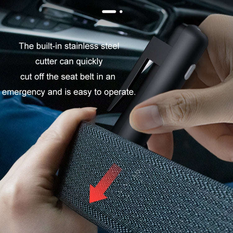 Car Safety Hammer Car Escape Device Temporary Parking Number Plate(4 In 1)