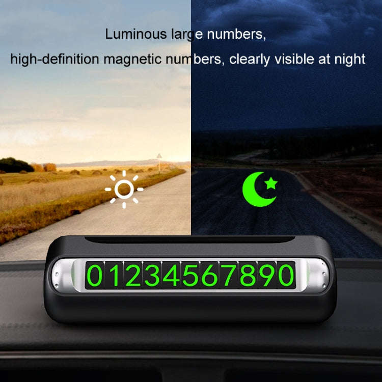 Car Safety Hammer Car Escape Device Temporary Parking Number Plate(4 In 1)