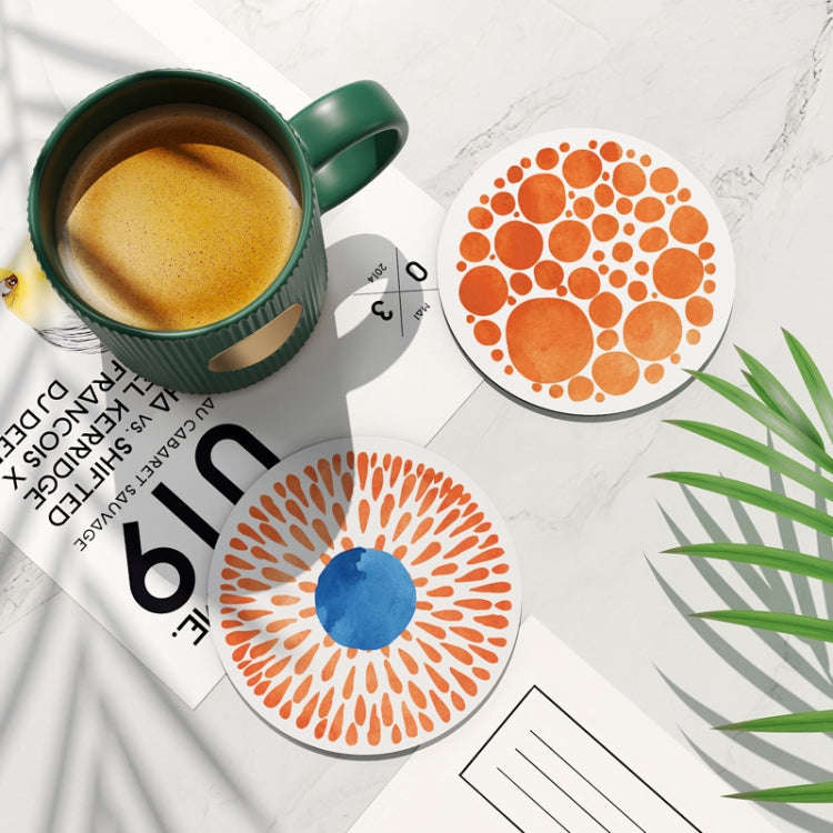 Heat-insulating Coasters Anti-scalding High Temperature Resistant Table Mat, Style: C(20x20cm)