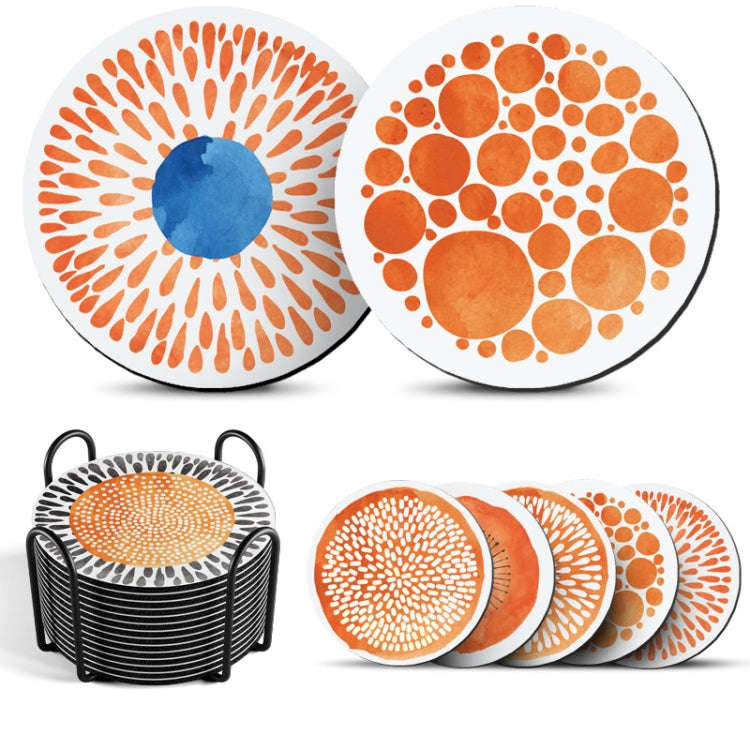 Heat-insulating Coasters Anti-scalding High Temperature Resistant Table Mat, Style: C(20x20cm)