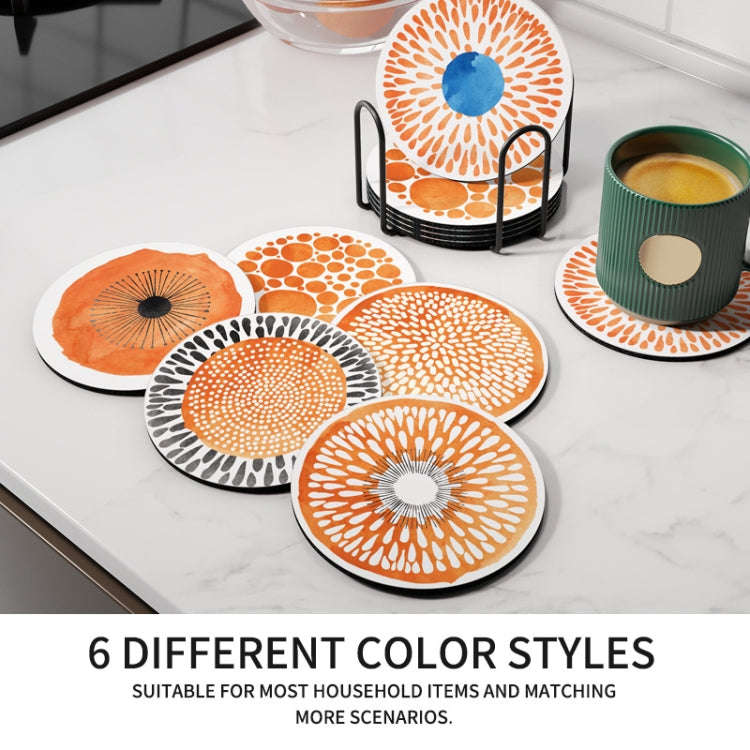 Heat-insulating Coasters Anti-scalding High Temperature Resistant Table Mat, Style: B(20x20cm)