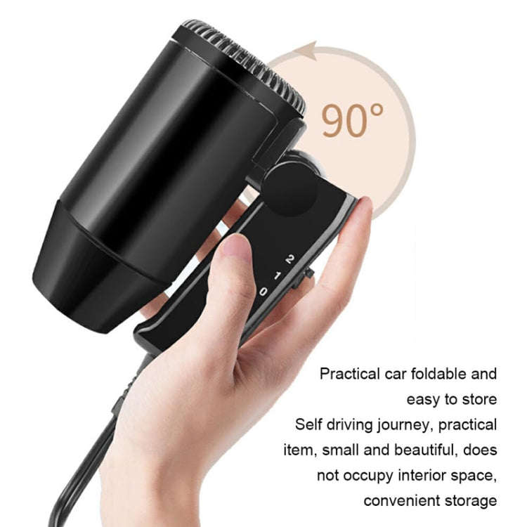 12V Car Outdoor Multi-function Handheld Hair Dryer(Black)