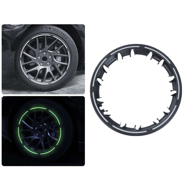 For 2024 Tesla Model 3 Half Hemming Luminous Hubcaps(4pcs/ Set)