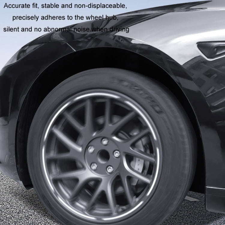 For 2024 Tesla Model 3 Half Hemming Luminous Hubcaps(4pcs/ Set)