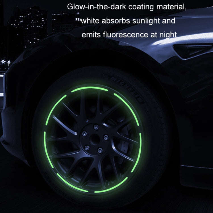 For 2024 Tesla Model 3 Half Hemming Luminous Hubcaps(4pcs/ Set)