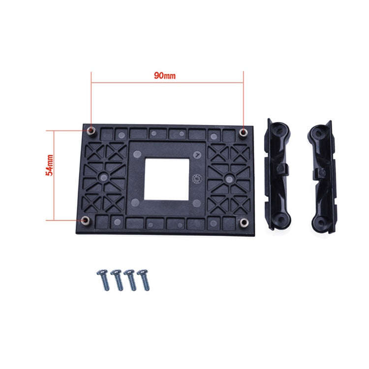 AM4 CPU Radiator Rack Support AMD Computer Motherboard Base(Black)