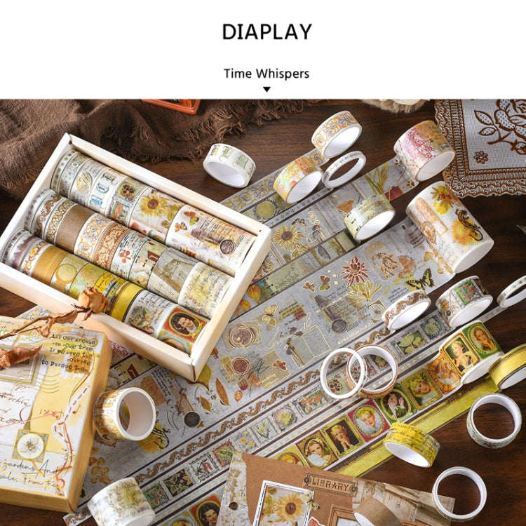 27rolls /Box Long Season Washi Tape DIY Scrapbook Stickers(Whispers Time)