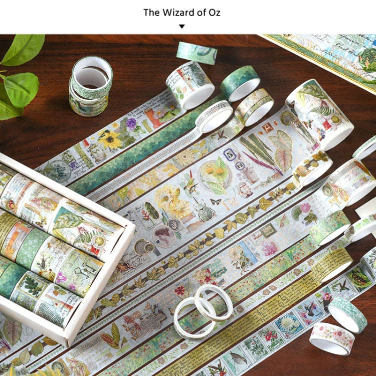 27rolls /Box Long Season Washi Tape DIY Scrapbook Stickers(Wild Adventure)