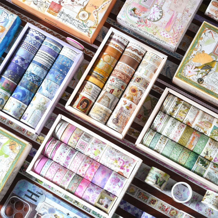 27rolls /Box Long Season Washi Tape DIY Scrapbook Stickers(Starry Walk)