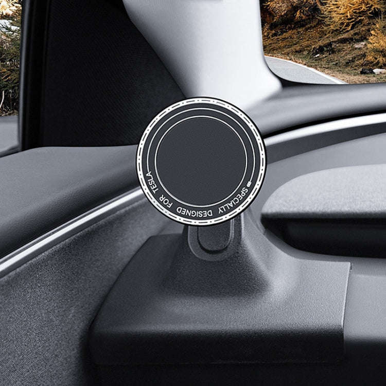 For 2024 Tesla Model 3 Left-hand Drive Air Outlet Magnetic Car Phone Holder(Dashboard Base)