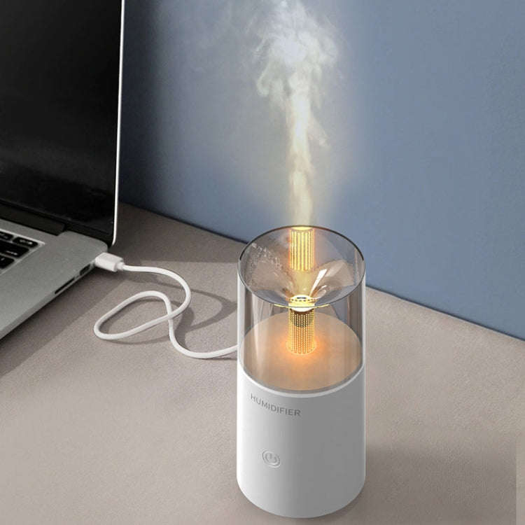 Candle Flame Aromatherapy Diffuser Automatic Scent Sprayer Mini Ambiance Candle Light Humidifier(...