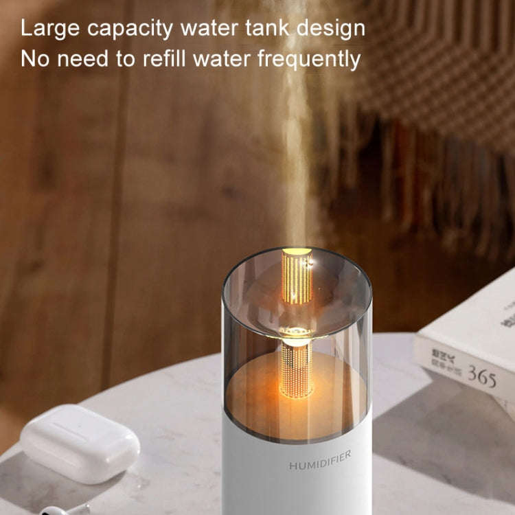 Candle Flame Aromatherapy Diffuser Automatic Scent Sprayer Mini Ambiance Candle Light Humidifier(...