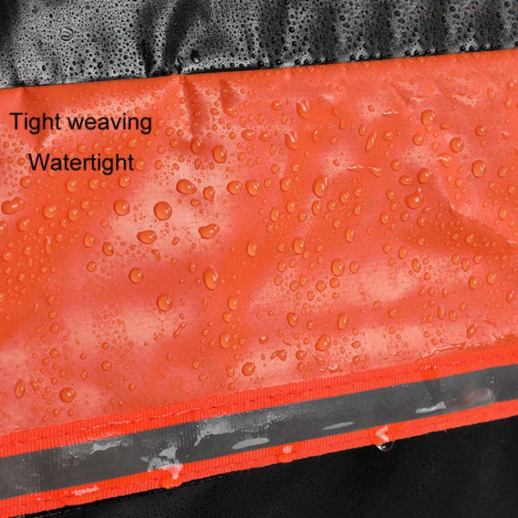 15 Cubic Feet Waterproof Car Roof Storage Luggage Bag(Black)