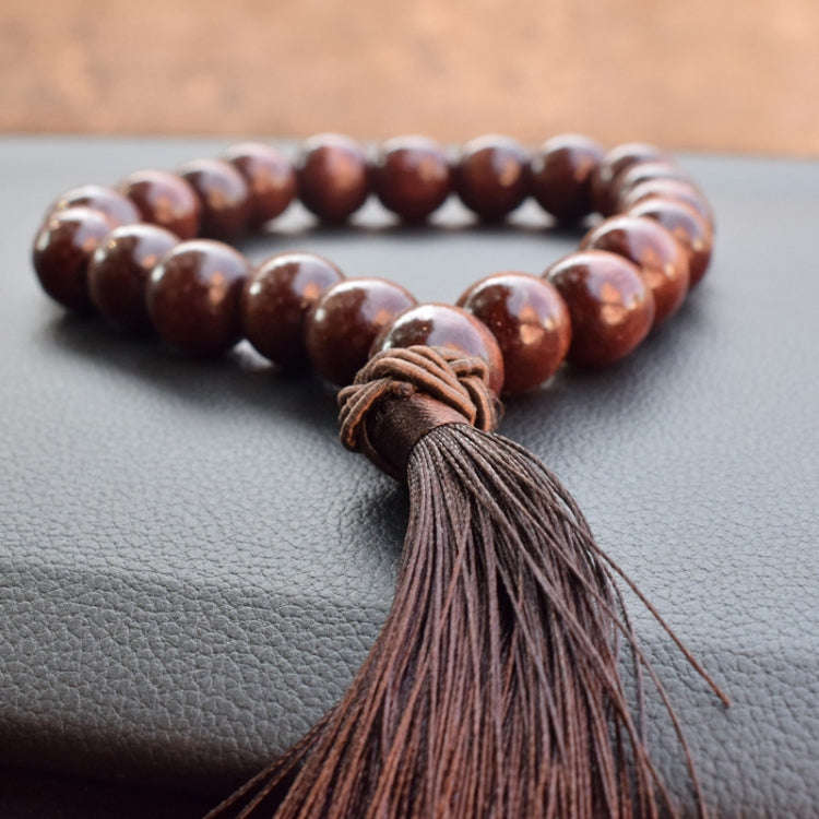 Car Gear Prayer For Blessing And Safety Buddha Beads Car Decorative Ornaments(Black)