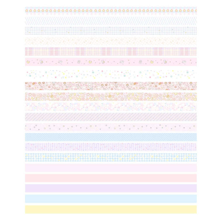 20rolls /Box 0.7cm x 3m Split Thin Washi Tape Set DIY Scrapbook Stickers(Kawai)