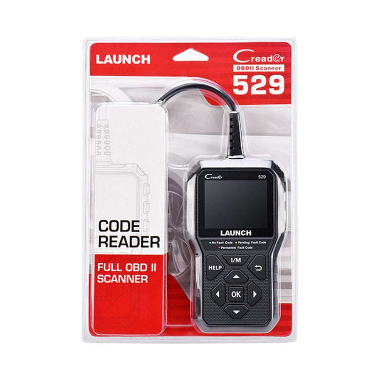 Launch Creader CR529 OBD2 Car Engine Fault Tester Code Scanner(Black)