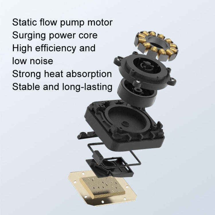 COOLMOON Glacier 240 Water Cooling Radiator Desktop ARGB Multi-Platform Integrated Lens CPU Water...