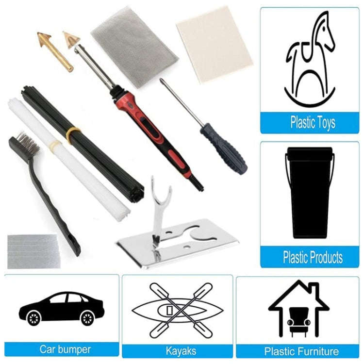 53pcs /Set Plastic Parts Repair Tool Car Bumper Restorating Kit Set, Specification: UK Plug