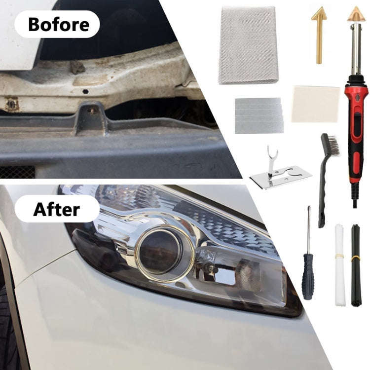 53pcs /Set Plastic Parts Repair Tool Car Bumper Restorating Kit Set, Specification: UK Plug