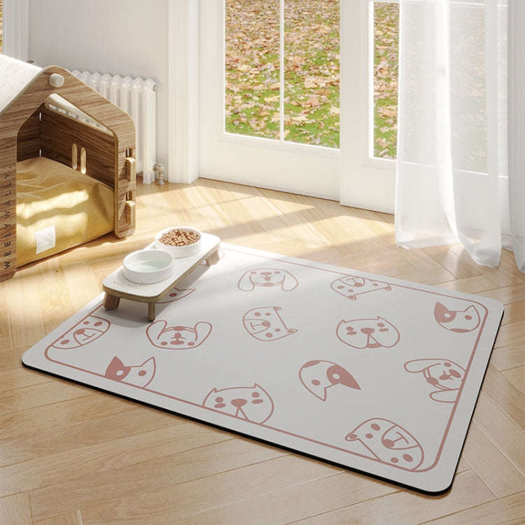 Pet Floor Mat Anti-Tear And Bite Absorbent Feeding Mat Sleeping Anti-Slip Dog Nest Pad, Style: Do...