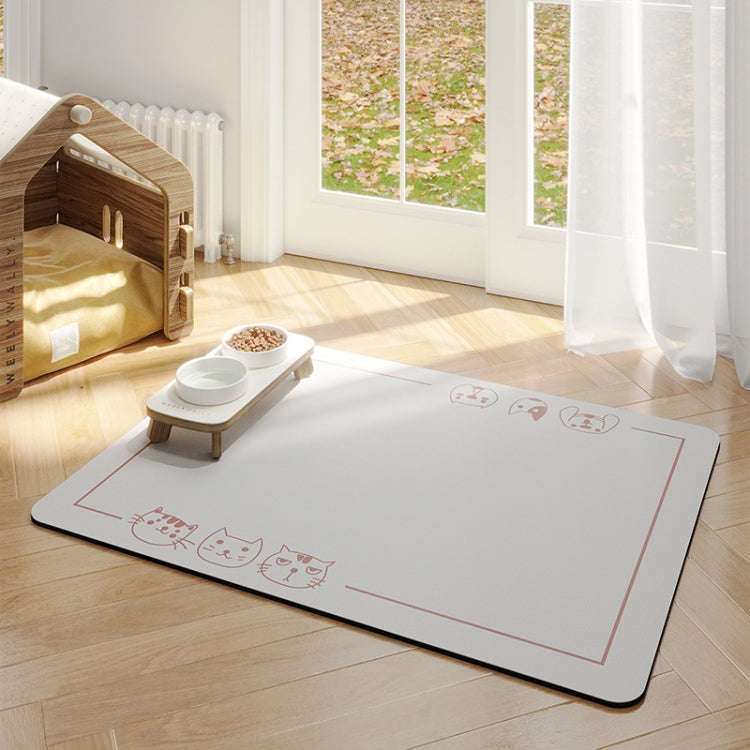 Pet Floor Mat Anti-Tear And Bite Absorbent Feeding Mat Sleeping Anti-Slip Dog Nest Pad, Style: Ca...
