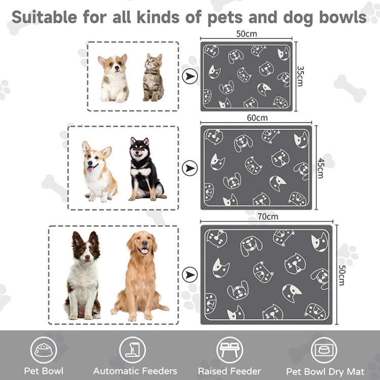 Pet Floor Mat Anti-Tear And Bite Absorbent Feeding Mat Sleeping Anti-Slip Dog Nest Pad, Style: Ca...