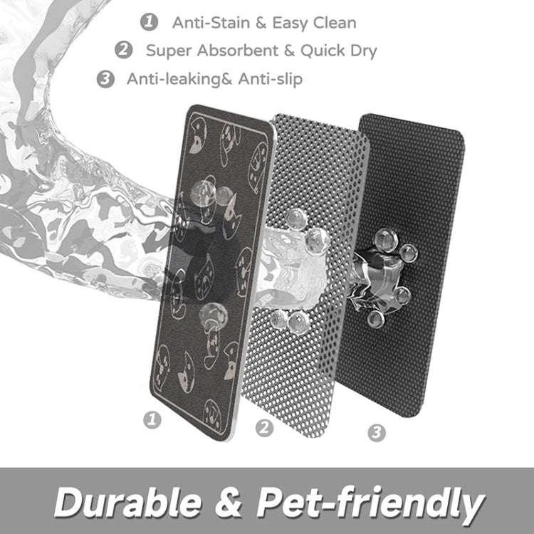 Pet Floor Mat Anti-Tear And Bite Absorbent Feeding Mat Sleeping Anti-Slip Dog Nest Pad, Style: Ca...