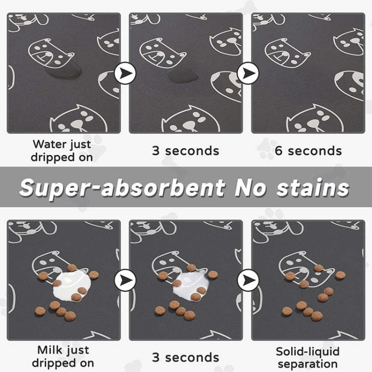 Pet Floor Mat Anti-Tear And Bite Absorbent Feeding Mat Sleeping Anti-Slip Dog Nest Pad, Style: Ca...