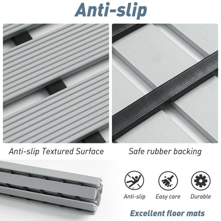 Shower Room Bathing Anti-slip Foot Mat Household Waterproof Anti-fall Bathroom Floor Mat, Size: 4...