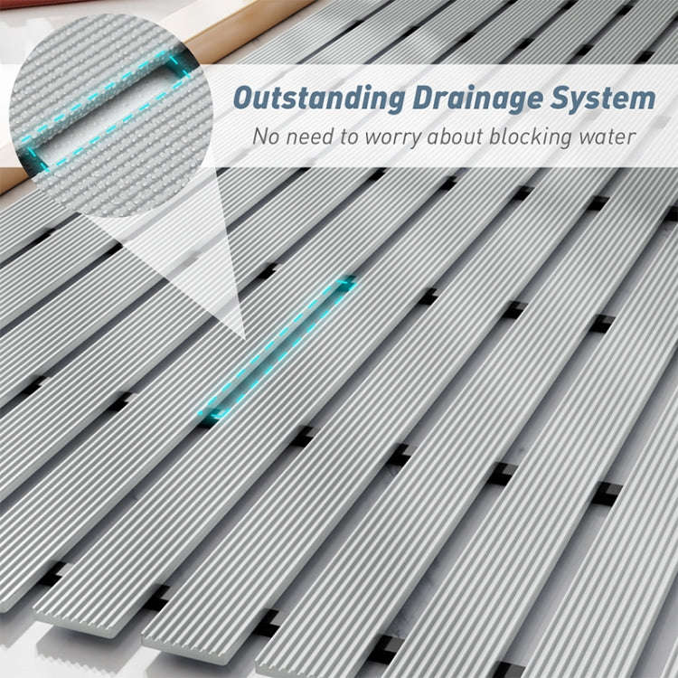 Shower Room Bathing Anti-slip Foot Mat Household Waterproof Anti-fall Bathroom Floor Mat, Size: 6...