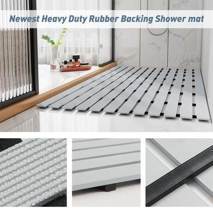 Shower Room Bathing Anti-slip Foot Mat Household Waterproof Anti-fall Bathroom Floor Mat, Size: 4...