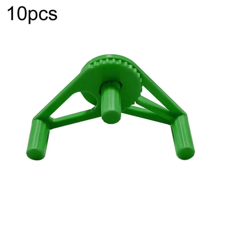 10pcs Adjustable LST Clips Plant Stem Bending Low Stress Training Hydroponic Grow Binder(Green)