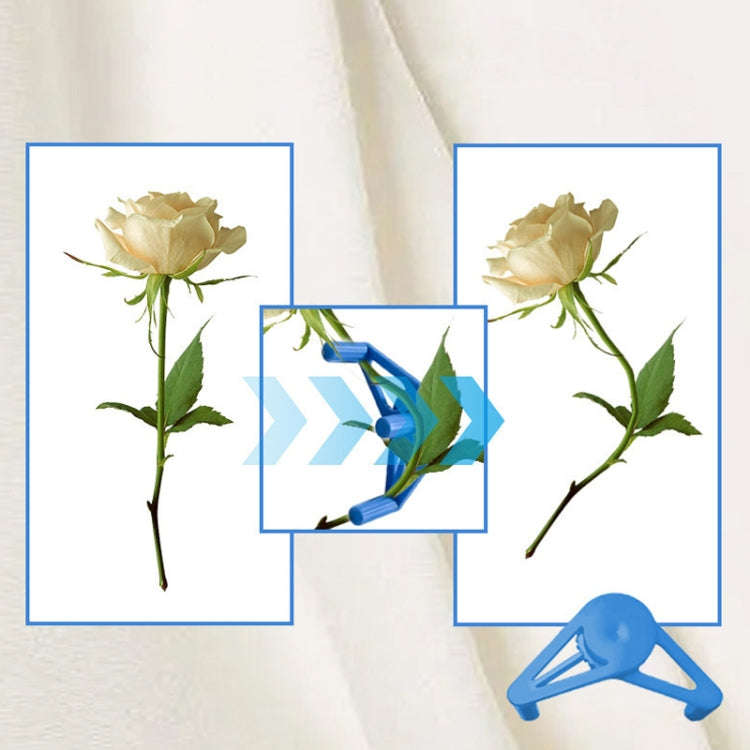 10pcs Adjustable LST Clips Plant Stem Bending Low Stress Training Hydroponic Grow Binder(Blue)
