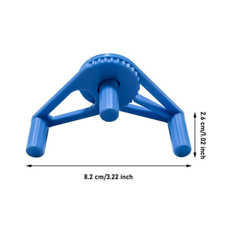 10pcs Adjustable LST Clips Plant Stem Bending Low Stress Training Hydroponic Grow Binder(Blue)