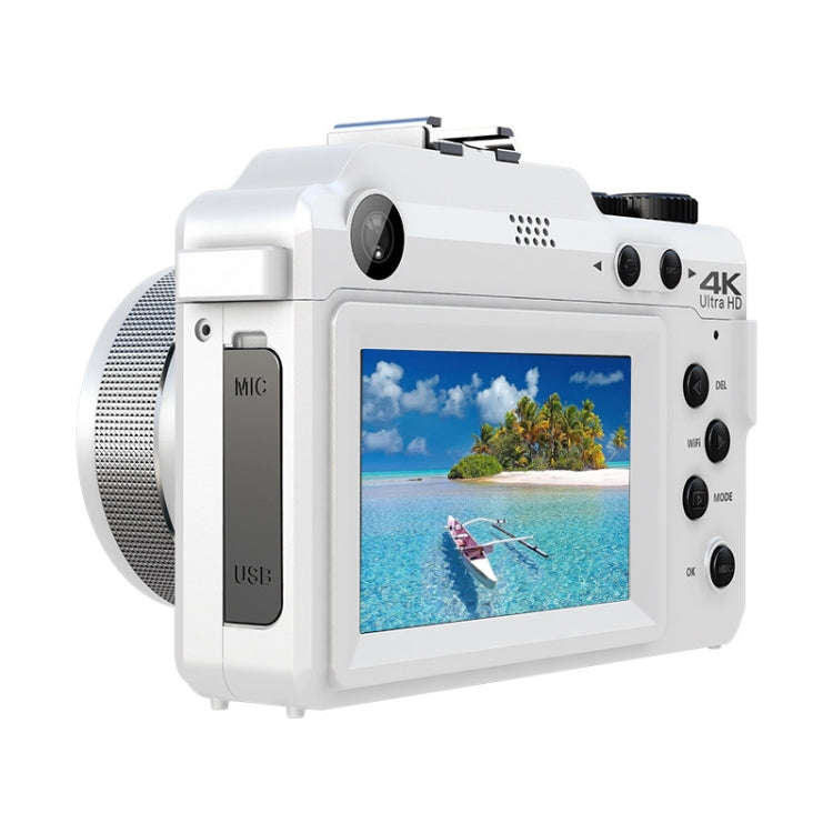 3-Inch Display Digital Camera Dual Front And Rear Cameras 48MP, 18x Digital Zoom 4K HD Camcorder(...