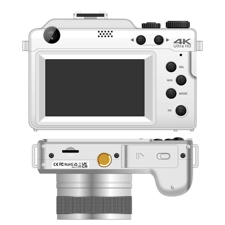 3-Inch Display Digital Camera Dual Front And Rear Cameras 48MP, 18x Digital Zoom 4K HD Camcorder(...