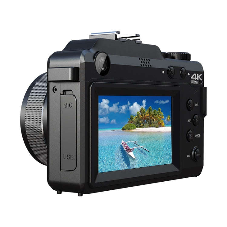 3-Inch Display Digital Camera Dual Front And Rear Cameras 48MP, 18x Digital Zoom 4K HD Camcorder(...