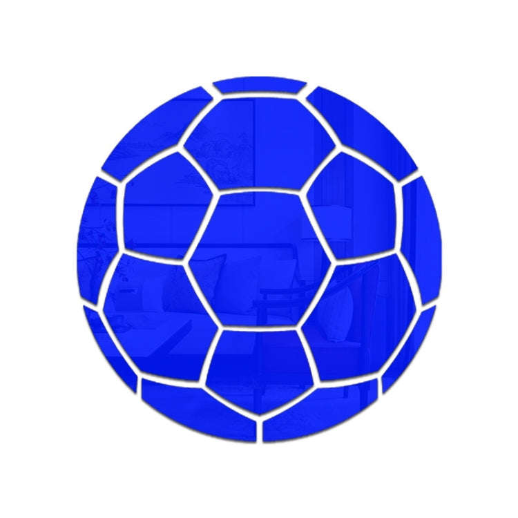 20cm Football Acrylic 3D Wall Stickers Self-adhesive Home Background Wall Decoration Mirror Paste...