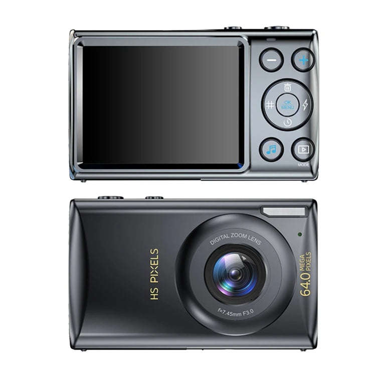 2.8-Inch Display Digital Camera 64MP 4K HD Camcorder With 18x Digital Zoom(Black)