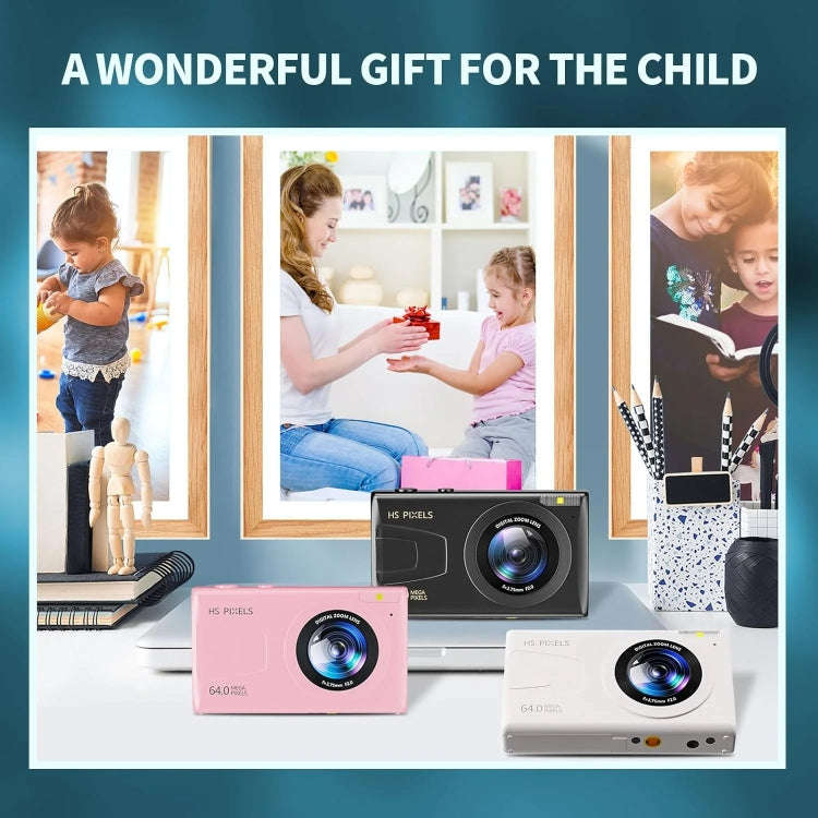 2.8-Inch Display Digital Camera 64MP 4K HD Camcorder With 18x Digital Zoom(White)