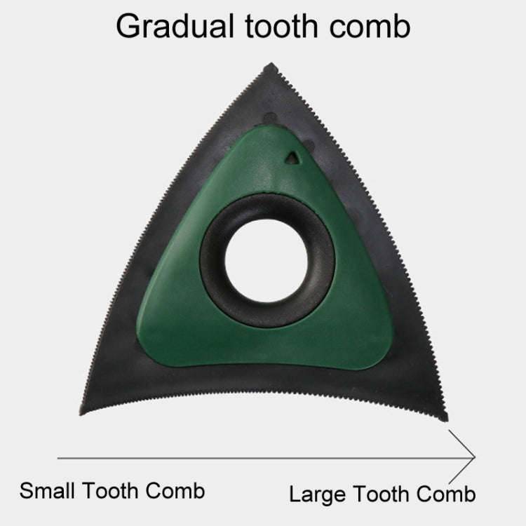 Triangular Shaped Cats And Dog Sofa Hair Remover Pet Litter Carpet Brush(Dark Green)